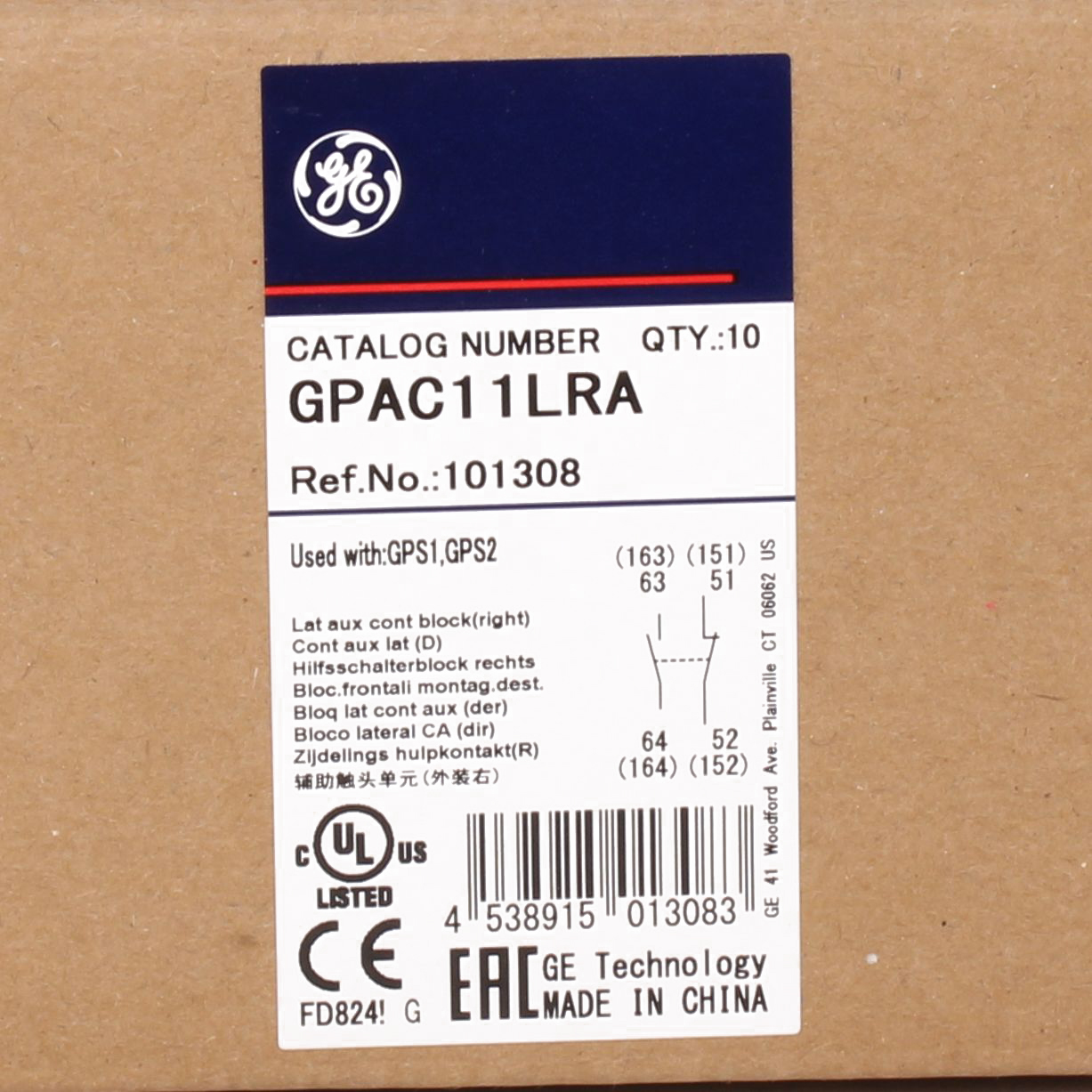 GPAC11LRA Manual Motor Starter SURION IEC Starters Electrical