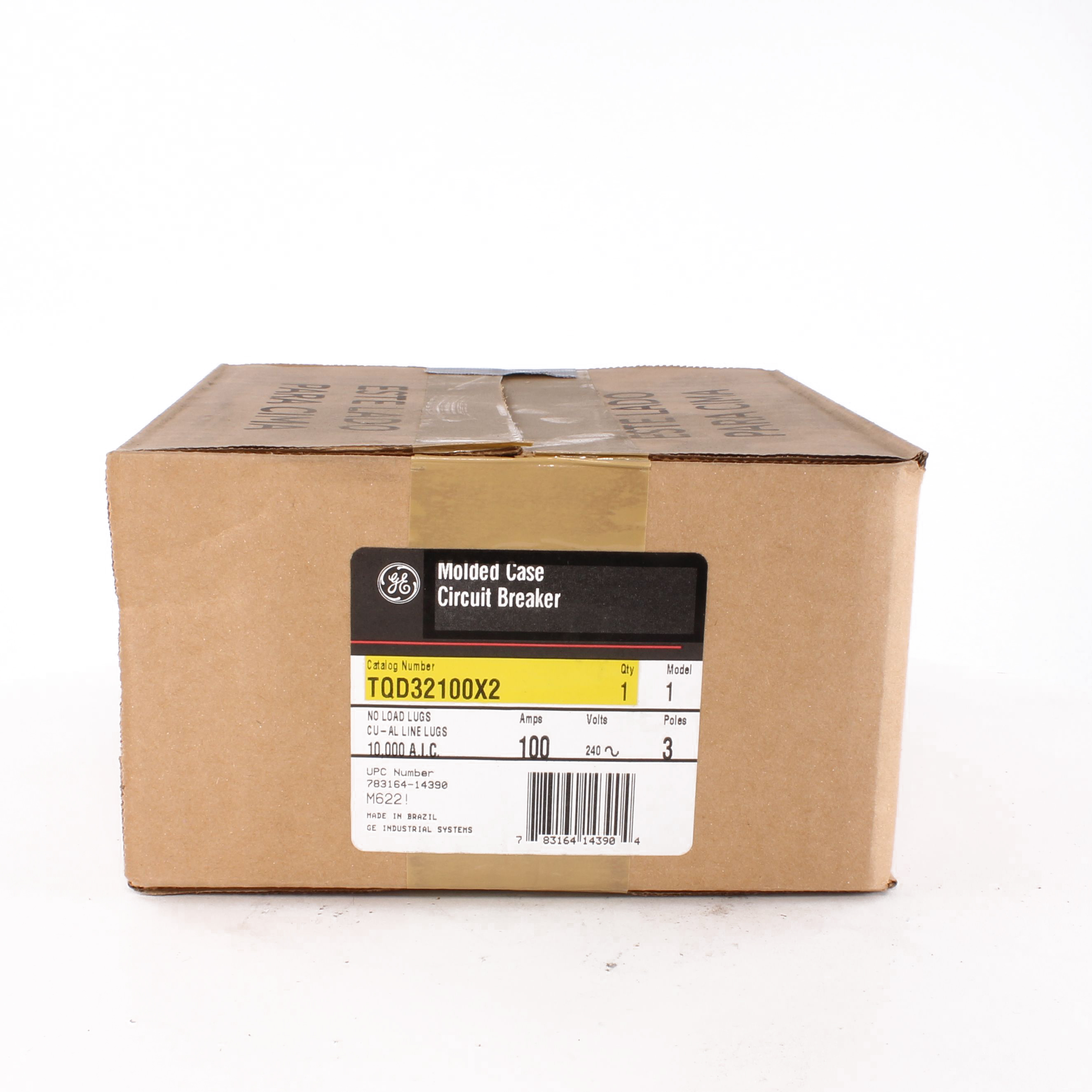 Product image for GE TQD32100X2 TQD 3P 100A 10KA LINE