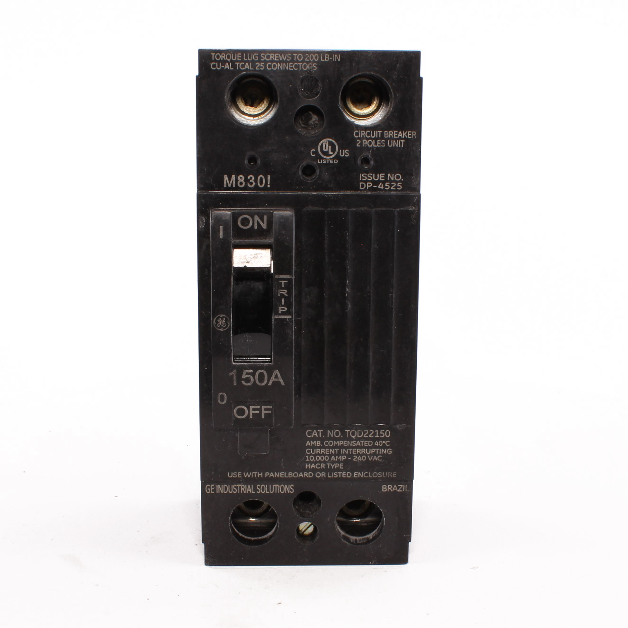 Product image for GE TQD22150WL TQD 2P 150A 10KA LINE