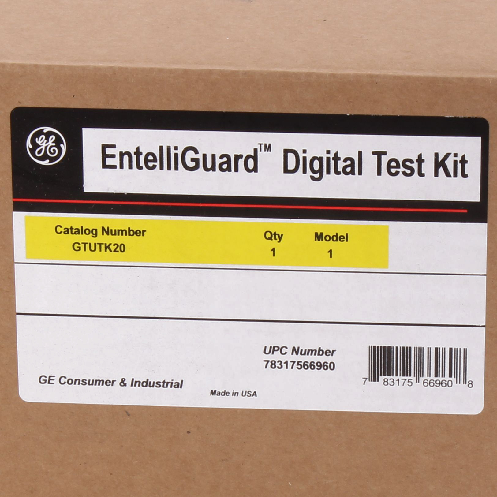 Product image for GE GTUTK20 TRIP UNIT TEST KIT