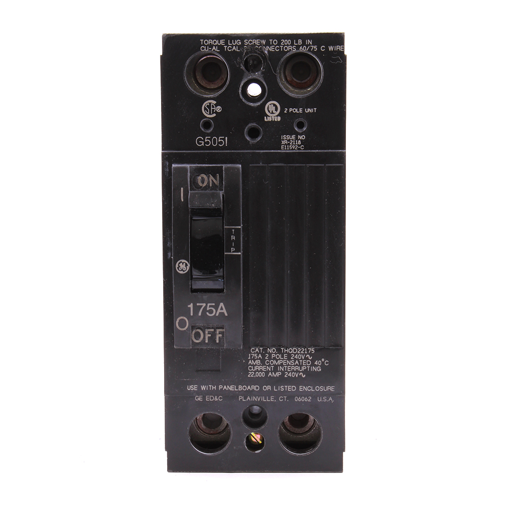 Product image for GE THQD22175WL THQD 2P 175A 22KA LI