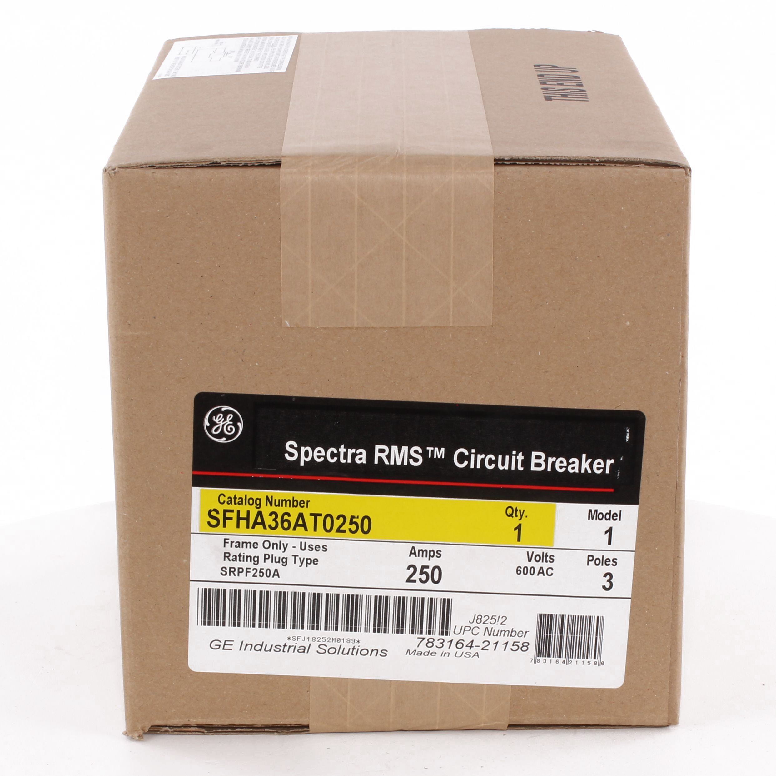 SFHA36AT0250 Spectra RMS™ Electronic Trip Molded Case Circuit