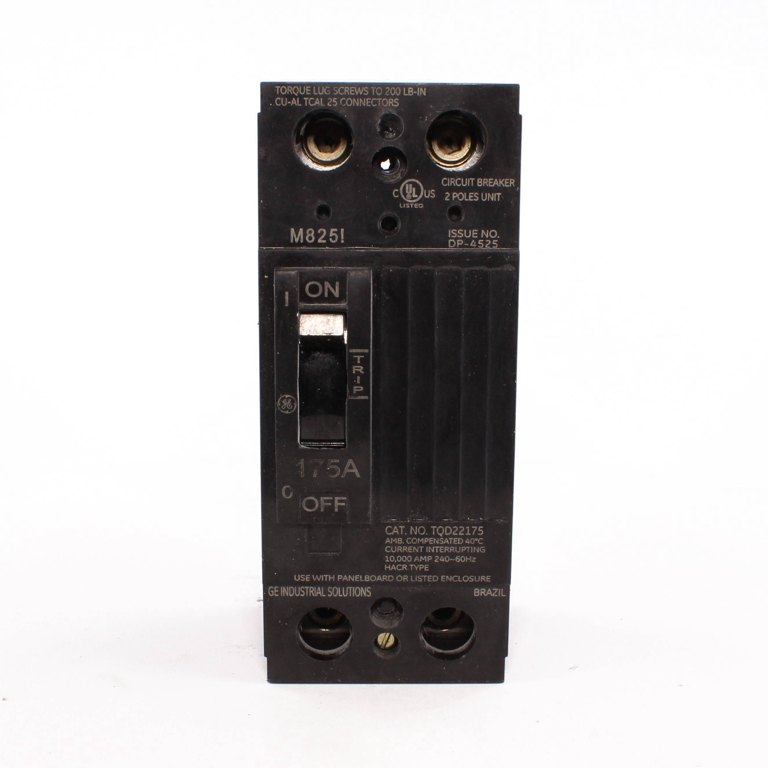 GE Industrial Solutions TQD22175WL 2Pole 240 Volt 175 Amp Circuit
