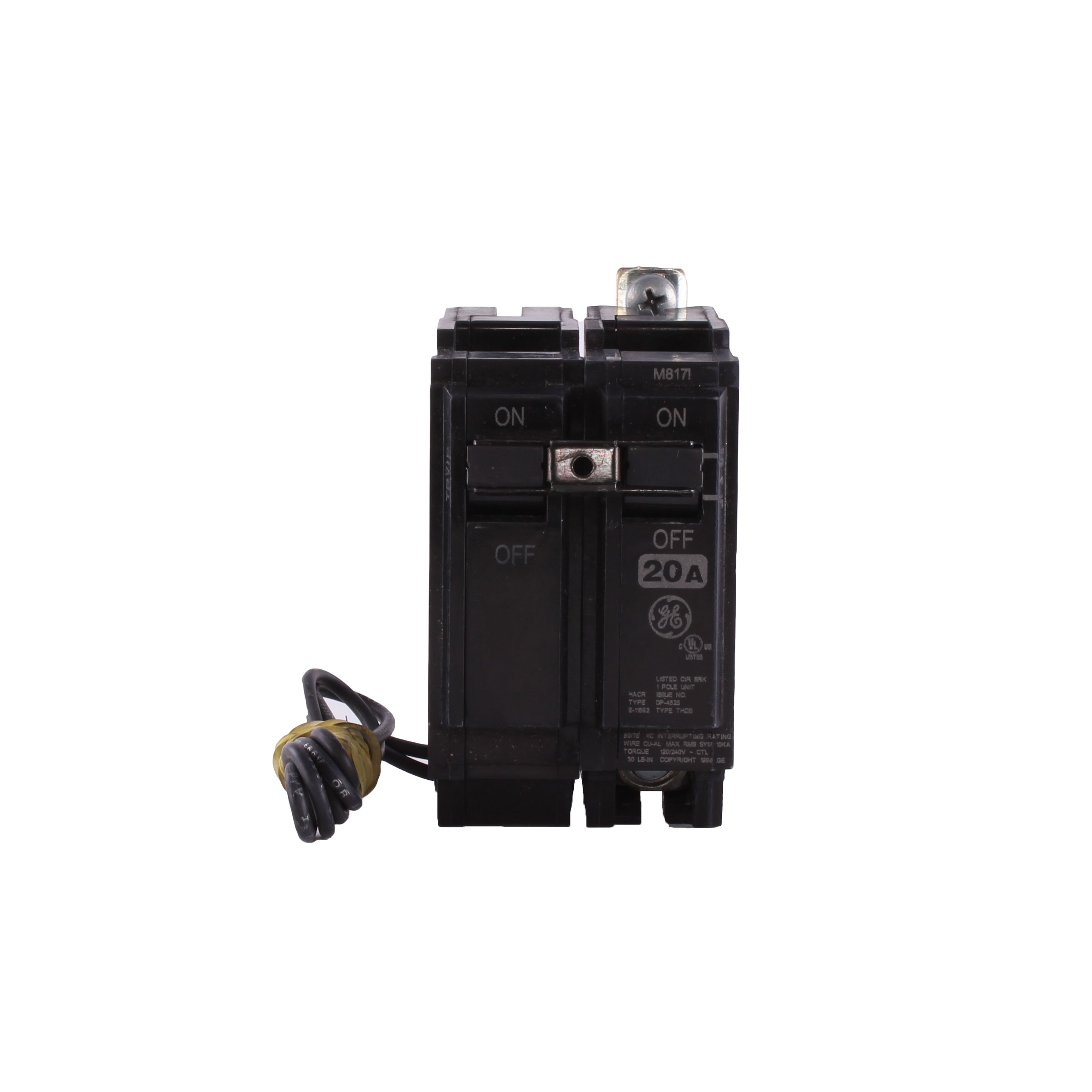 ABB THQB1120ST1 1P 120/240V 10KIC 20A W/ SHUNT TRIP